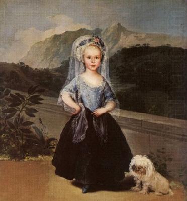 Francisco de Goya Portrait of Mana Teresa de Borbon Y Vallabriga china oil painting image